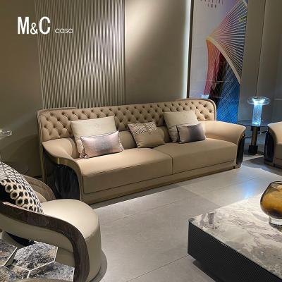 China Other Leather Sofa Modern Leather Sofa Luxury Italian Leather Sofa for sale