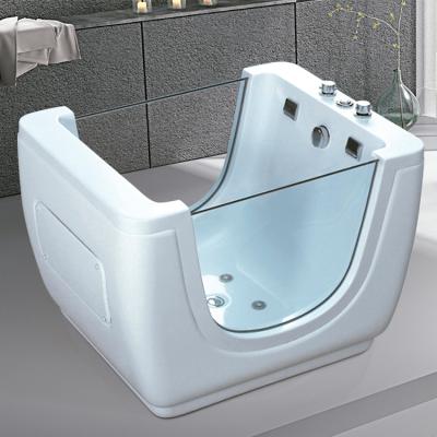 China Freestanding Plastic Baby Tub Safety Baby Tub Infant Baby Tub With Glass for sale