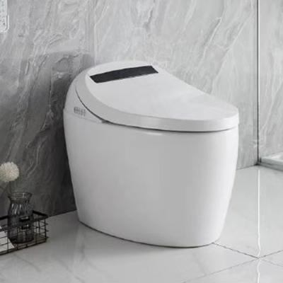 China Automatic Operation Bathroom Wc Electric Automatic Toilet Bowl Ceramic One Piece Smart Toilet for sale