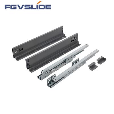 China Soft Drawer Furniture Accessories Low Profile FGVSLIDE Systems Kitchen Interior Drawer System for sale