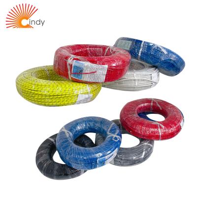 China Electrical Wire Tinned Silicone Cable Jacket Custom Woven 180 Degree Copper Fiberglass High Temperature High Voltage for sale