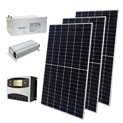 China Complete Home Home Use Off Grid Solar Panel Hybrid Power System for sale