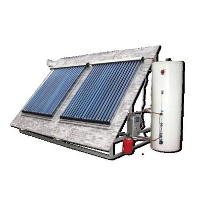 China Commercial 500L Split Pressurized Copper Coil Heat Exchanger Solar Water Heater System for sale