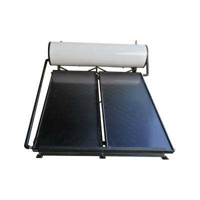 China 300l Flat Plate Outdoor High Pressure Active Forced Solar Water Heater for sale