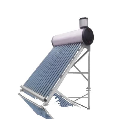 China Outdoor CE Certificated High Efficient Non - Pressurized Evacuated Tube Domestic Solar Water Heater for sale