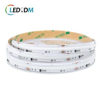 China LANDSCAPE 24v 10m Roll Programmable DMX SPI Control COB Strip Light Flexible Smart Accessible RGB COB LED Strips for sale