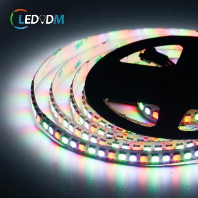 China Indoor& Outdoor Decoration RGBW Led Strip Light Digital Dream Color WS6812 IC 5050 144LEDs/m Waterproof 5V Magic Led Strip Programmable for sale