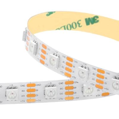 China High quality LANDSCAPE dc5v led WS2813 5050 smd 10mm wide light digital led strip rgb chasing color dynamics effects for project for sale