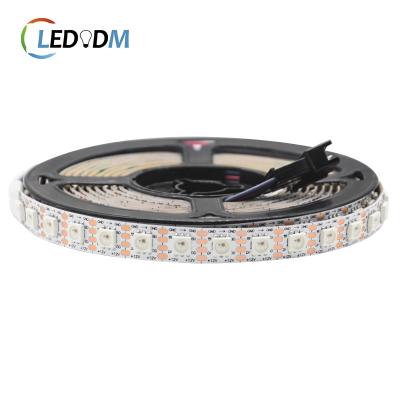 China Indoor& Waterproof decoration Ws2815b 96leds/M rgb outdoor strip ip68 Smd 5050 dmx controller 12v pixel accessible rgb led strip digital led strip for sale