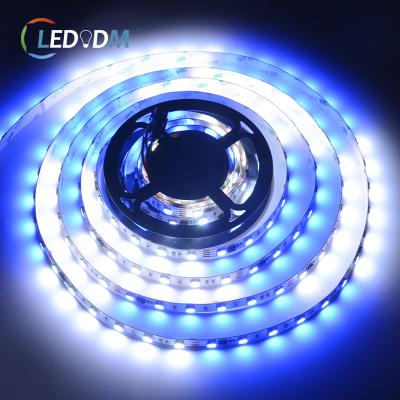 China Indoor& Outdoor Decoration Magic Led Strip Light WS2818 IC Breakpoint External Transmission 5050 60LEDs/m RGB Led Strip Light Digital for sale