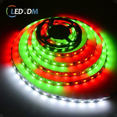 China Indoor& Outdoor Decoration 12V Waterproof Flexible Digital Strip Light Led Colorful TM1934 RGB Outdoor Indoor Programmable Strip For Home Office Building for sale