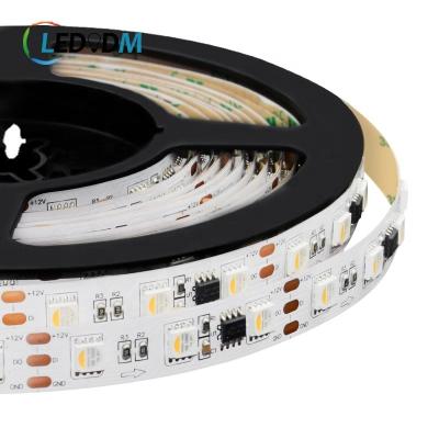 China LANDSCAPE High Brightness Color Black/Dream White 24V PCB Non Breakpoint Transmission Led Strip RGBW UCS2904 10Pixels In Meter for sale