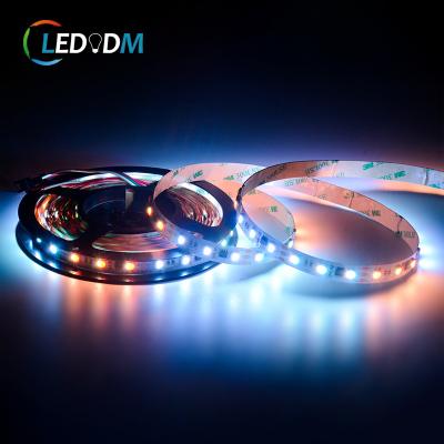 China LANDSCAPE 12V 24V WS2814A led strip light 4 in 1 accessible led lights similar pixels RGBW 5050 16W/M IP66 65 67 68 waterproof for sale