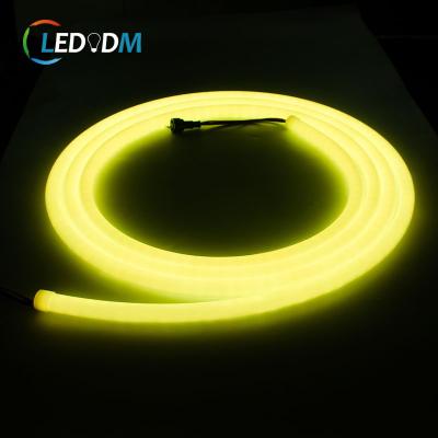 China LANDSCAPE 16.4FT SK6812 digital rgb neon led strip led strip with dc5v 60pixels 3pin IP67 non light dots flex neon rope light for sale