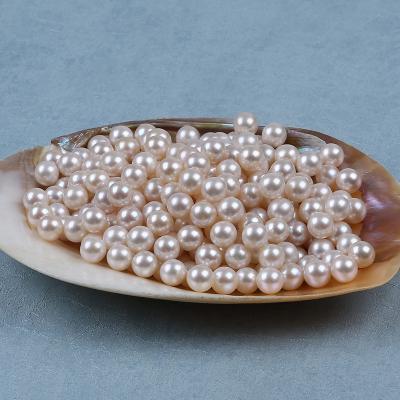 China Top Quality Loose Round Pearl 10-11mm AAAA White Freshwater Pearl for sale