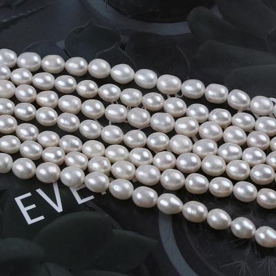 China Wholesale Natural Cultured Freshwater Pearl 7-8mm Real Cultured Freshwater Pearl Strand for sale