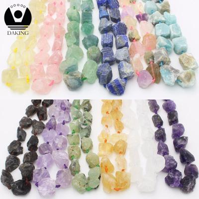 China Color Change Rough Semi Precious Stone Beads for sale