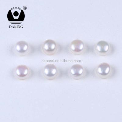 China Pearl AA 6.5-7mm White Freshwater Button Pearl White Freshwater Pearls for sale