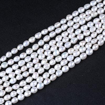 China High Quality Natural White Baroque Pearl 9-10mm AAAA Freshwater Pearl for sale