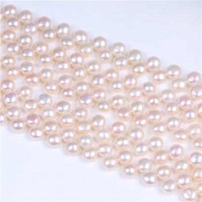 China Natural Freshwater Pearl Freshwater Pearls, 6-7 Mm Half Drilled Pearl Button Rose Hyderabad Pearl for sale