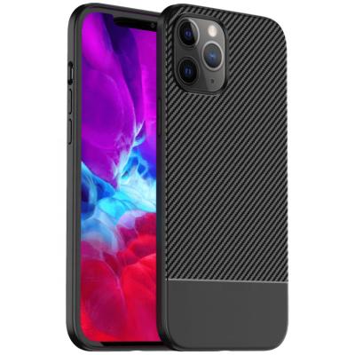 China Lewei Style TPU Case Carbon Fiber Silicone Soft Textured Shockproof Classic Shockproof Phone Case For iPhone 12 Pro Max 6.7 for sale