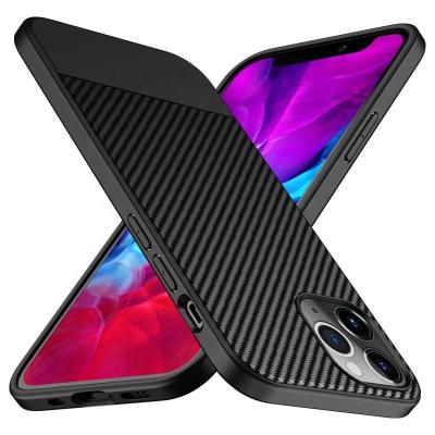 China Classic Style TPU Lewei Shockproof Case All Around Full Cover Flexible Carbon Fiber TPU Texture Case Shockproof For iPhone 12 mini 5.4 for sale