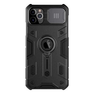 China Hybrid TPU PC 2 in 1 Nillkin Camshield Armor Case Hybrid Tpu Bumper Case Hard PC Slide Cover Camera Protection Ring Case for iPhone 11 Pro Max for sale