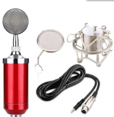 China BM-8000 Professional Studio Recording Sound Condenser Wired Microphone With 3.5mm Plug Stand Holder Noise Filter For KTV Bm8000 for sale