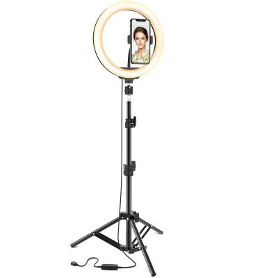 China 10Inch 26CM Ring Light Tripod LED Ring Light Selfie Ring Light with 1.6M Tripod Stand For Youtube HQ-10-1.6M for sale