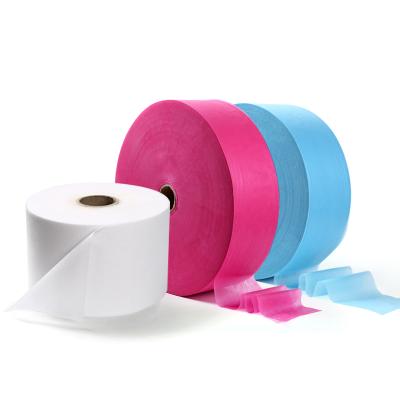 China Manufacturer 70gsm colors spanbond cut nonwoven material s ss sss spunbond anti bacterial pe laminated non woven fabric Te koop