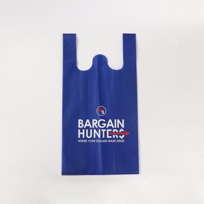 Chine Factory custom high quality pattern eco non woven shopping tote vest bag with logo à vendre