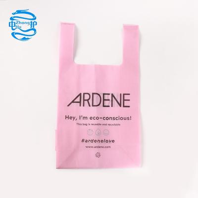 中国 High-capacity pink non-woven storage shoulder bags shopping bags foldable 販売のため