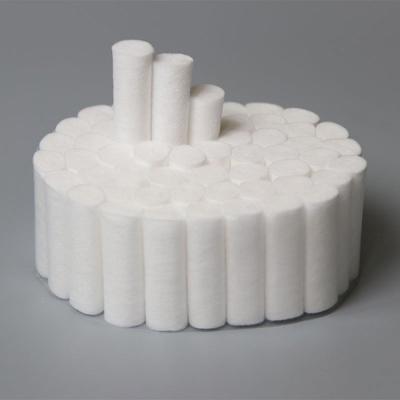 China Pure Natural Dental Cotton Roll 8x25mm 10x30mm Various Diameter for sale