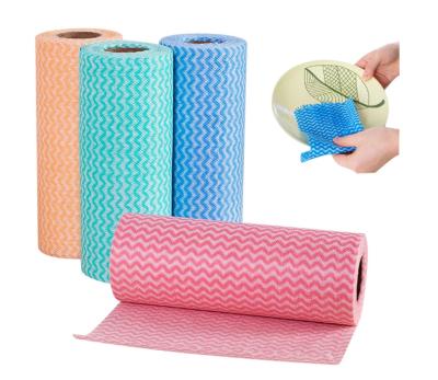 China 20x40cm Household 40GSM Disposable Cleaning Cloth for sale