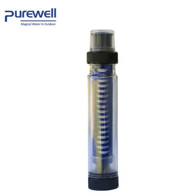 China Remove Bacterias Personal Life Water Filter Bottle Straw for sale