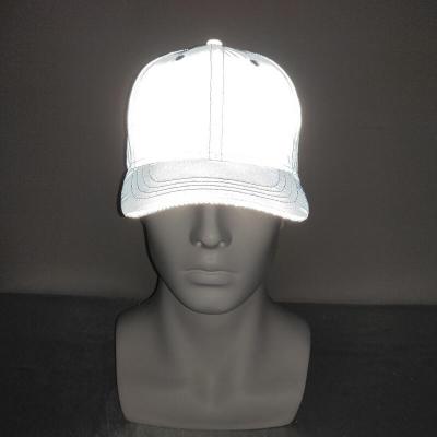 China Men's Reflective Hip Hop Hat Baseball Night Shining Reflect Casual Hats Sports Cap for sale