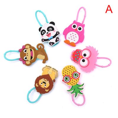 China Cartoon Modern Silicone Portable Mini Hand Sanitizer Holder Travel Safe Gel Liquid Soap Dispenser for sale