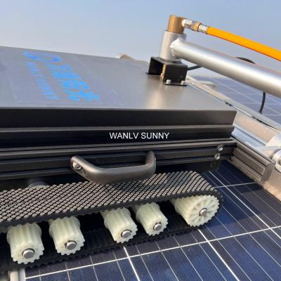 China 1100mm Cleaning Width Transportation Solar Panel Cleaning Equipment with Cleaner Brush Kit for sale