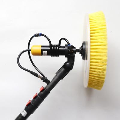 China Telescopic Pole Single Head Rotating Solar Panel Cleaning Brush for Cleaning Needs for sale