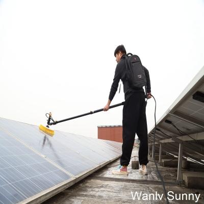 China Cleaning Tool Nylon Telescopic Water Fed Pole Extendable Brush for Solar Panels Cleaning for sale