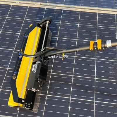 China Solar Panel Cleaning Tools with Rotating Cleaning Brush and Dry Cleaning Machine Kit for sale