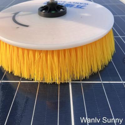 China Customized Request Electric Single-Head Rotating Brush Glass Wiper for PV Panel Cleaning for sale