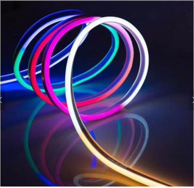 China SMD4040 5M RGB Led Neon Flex 300LM/W LED Neon Rope Light 6X12mm for sale