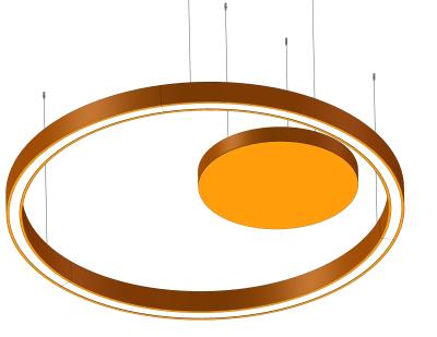 China Recessed Round Linear Pendant Light Customized Round Linear Light for sale