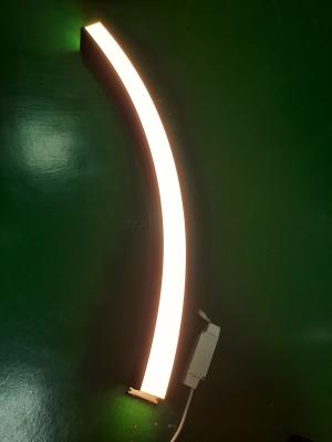 China Arc Curved Linear Led Light Continuous 5800lm Pendant Light Linear for sale