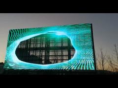 high definition led Grid display electronic advertising screen use for landmark buildings