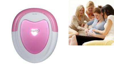 China Pregnancy Pink Household Ultrasound Fetal Doppler For Unborn Baby Heart Rate for sale