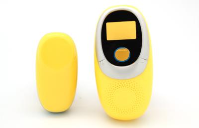 China Yellow 300mA Ultrasonic Doppler Baby Fetal Heartbeat Monitor Detector For Pregnant for sale