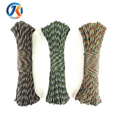 China wholesale multicolor 1mm, 2mm, 3mm, 4mm, 5mm, 6mm, 8mm paracord for camping and hiking for sale