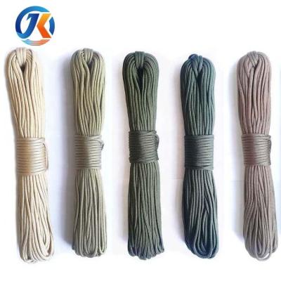 China 100 multicolored feet 31 meters 4mm camping 550 lbs of paracord for sale